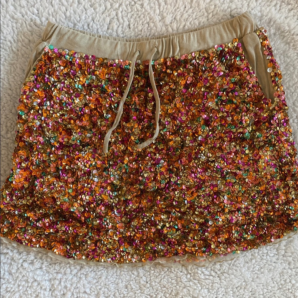 Sequin skirt
